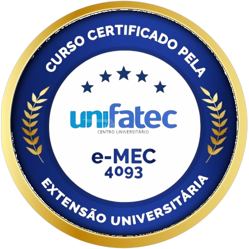 Selo Unifatec — Curso certificado pela extensão universitária, e-MEC 4093