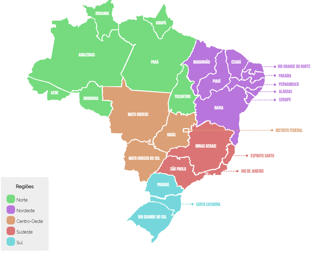 Mapa do Brasil